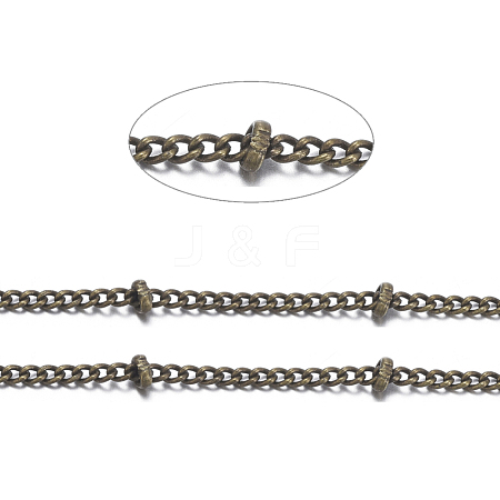 Brass Twisted Curb Chains X-CHC-R014-AB-1