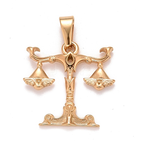 Ion Plating(IP) 304 Stainless Steel Pendants LS-STAS-D165-14G-09-1