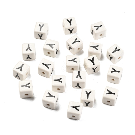 20Pcs Porcelain Beads PORC-FS0001-08Y-1