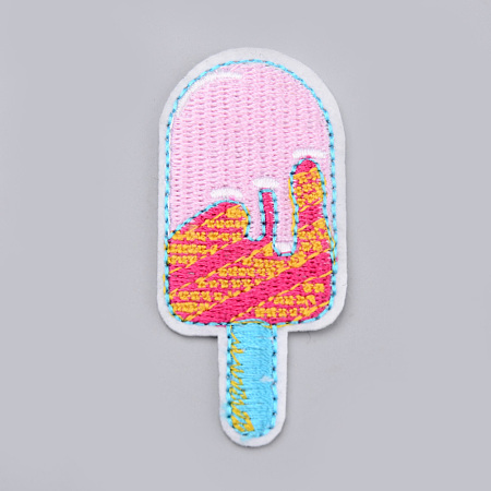 Computerized Embroidery Cloth Iron On/Sew On Patches AJEW-S067-068-1