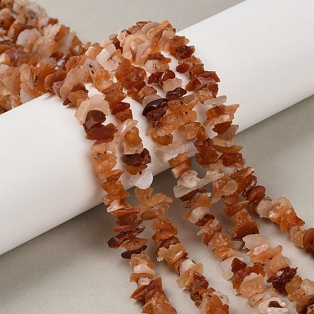 Natural Fire Opal Beads Strands G-C253-03-1