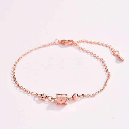 Brass Link Bracelets BJEW-BB63899-A-1