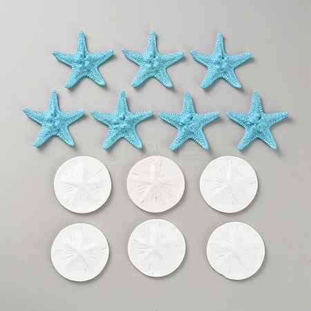 Opaque Resin Cabochons Kit RESI-WH0035-60-1