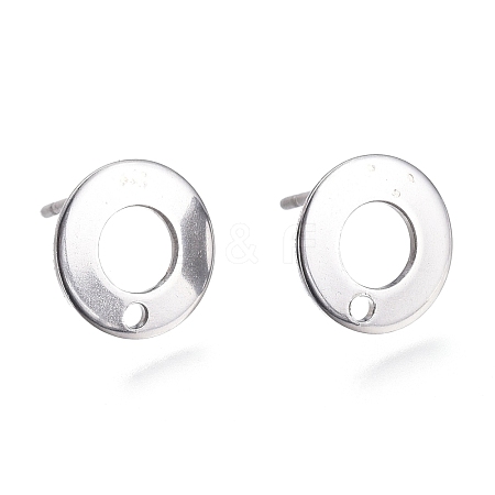 201 Stainless Steel Stud Earring Findings STAS-K212-04P-1