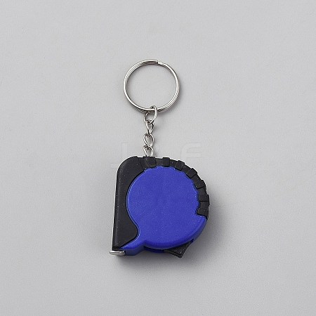 TPR & ABS & Stainless Steel Tape Measures AJEW-WH0481-61D-1