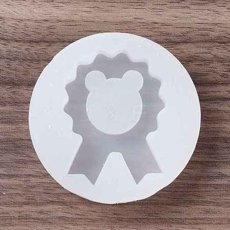 Bear'Head Medal Shaker Molds DIY-G050-06-1