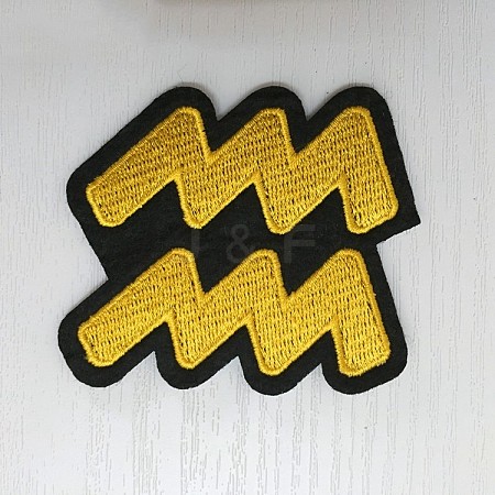 Computerized Embroidery Cloth Iron on/Sew on Patches DIY-O004-01-1-1