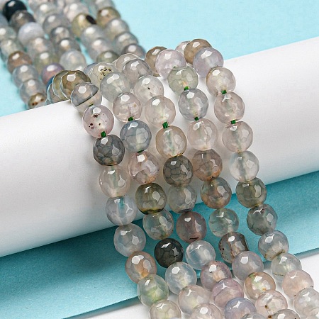 Natural Agate Beads Strands G-C082-A01-08-1