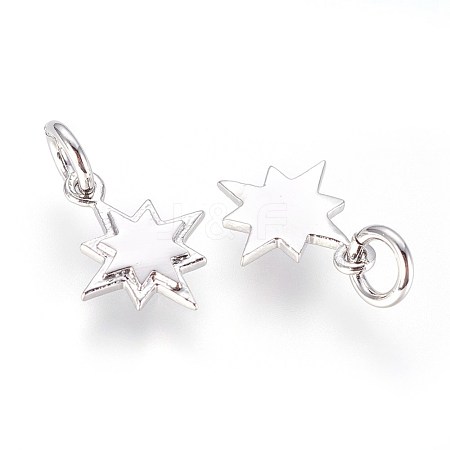 Brass Charms KK-G364-15P-1