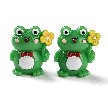 Cartoon Cute Resin 3D Frog Figurines LS-RESI-Z024-01A-1