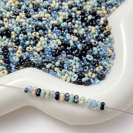 Transparent Glass Seed Beads FIND-U017-18D-1