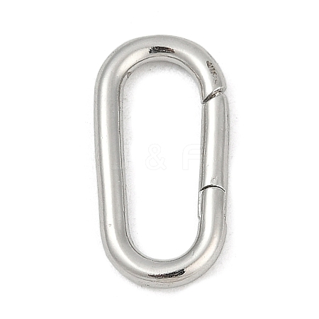 Brass Spring Gate Rings KK-S527-01P-B-1