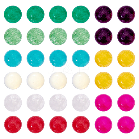 ARRICRAFT 36Pcs 9 Style Synthetic & Natural Gemstone Cabochons G-AR0004-55-1