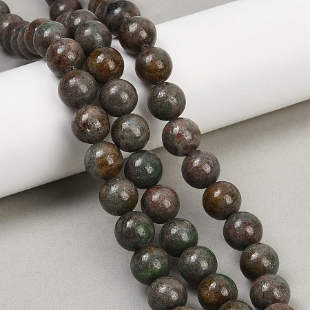 Natural Garnet Beads Strands G-H093-B04-12mm-1