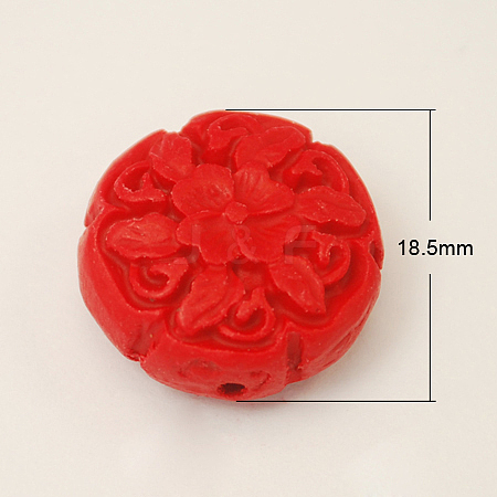 Cinnabar Beads CARL-128-1
