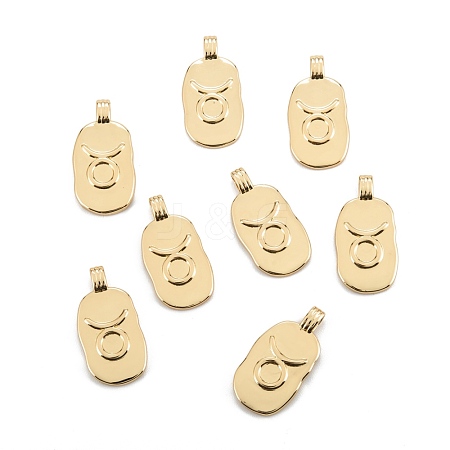 Brass Pendants KK-O140-20G-11-1