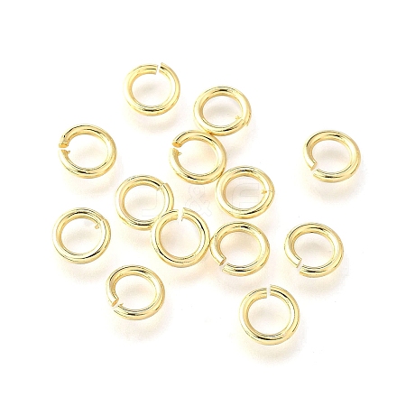 Brass Open Jump Rings KK-V007-004G-02-1