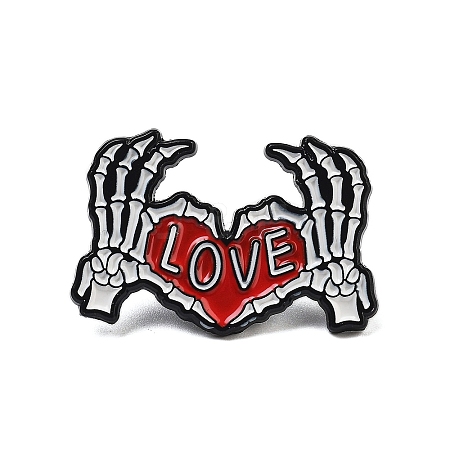 Alloy Enamel Pins JEWB-U008-02B-1