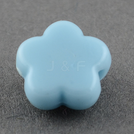 Opaque Acrylic Beads LS-SACR-R796-01-1