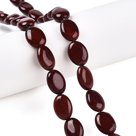 Natural Red Rainbow Jasper Beads Strands G-M206-51-1