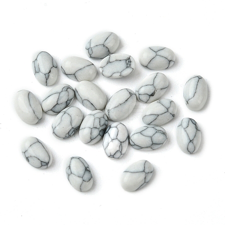 Synthetic Howlite Cabochons G-A094-01A-45-1