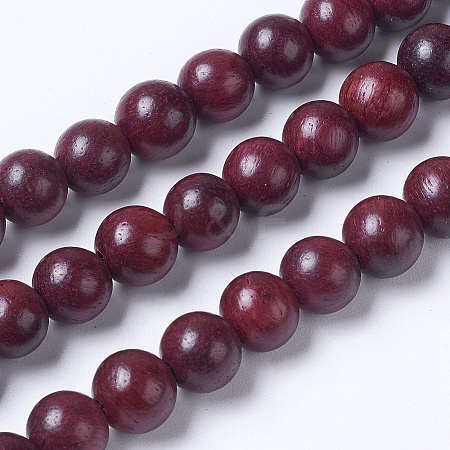 Natural Wood Beads Strands WOOD-J001-05-10mm-1