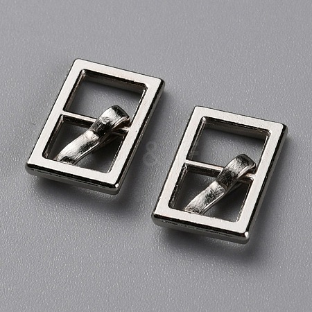 Mini Alloy Center Bar Buckles FIND-WH0135-34P-1