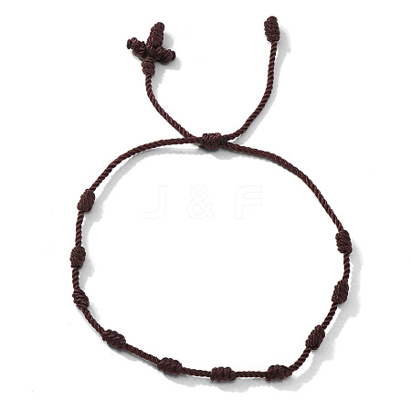 Bohemian Knotted Braided Nylon Cord Bracelets UQ5107-4-1
