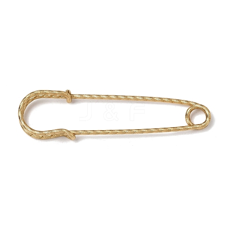 304 Stainless Steel Safety Pins Brooch Findings STAS-C181-01A-G-1