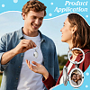Stainless Steel Photo Locket Keychains KEYC-WH0056-007P-7