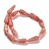Synthetic Shell Carved Beads Strands SHEL-H007-03A-01-2