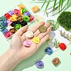 36Pcs 12 Colors Opaque Acrylic Beads SACR-CJ0001-84-4
