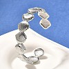 Brass Cuff Bangles for Women LS-BJEW-U018-03P-1