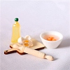 Dollhouse Miniature Kitchen Play Rolling Pin Egg Bowl Olive Oil Tool Model PW-WG68321-01-2