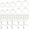 Unicraftale DIY Wire Wrap Ring Dangle Earring Making Kit DIY-UN0003-65-1