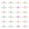 14Pcs 7 Colors Rack Plating Alloy Rhinestones Pendants FIND-FS0003-19-1