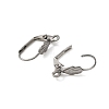 316 Surgical Stainless Steel Leverback Earring Findings STAS-WH0022-69-2