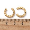 Golden Plated Brass Micro Pave Cubic Zirconia Cuff Earrings EJEW-L244-22B-5