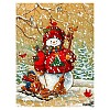 Christmas Snowman DIY Diamond Painting Kits PW-WGA4D7B-13-1