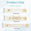 3Pcs 3 Styles Alloy Cardigan Clips FIND-GF0008-21-2