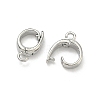Brass Twister Clasps KK-D229-21P-2