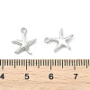 SHEGRACE Brass Starfish Charms XGR0169P-99P-3