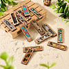 DIY Rectangle Danlge Earring Making Kit DIY-TA0005-81-5