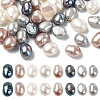 40Pcs 4 Colors Natural Cultured Freshwater Pearl Beads PEAR-YW0001-06-2
