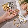 60Pcs 2Color Alloy Bead Cone FIND-AR0005-50-3