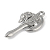 Non-Tarnish 304 Stainless Steel Pendants STAS-Q328-01P-01-2