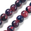 Natural Multi-Color Agate Beads Strands G-A261-B09-14mm-2