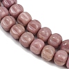 Natural Rhodonite Beads Strands G-Z080-B19-8x6mm-4