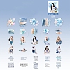 30Pcs 30 Styles PET Sticker PW-WG858BC-02-1