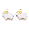 Alloy Enamel Pendants FIND-N048-024A-2